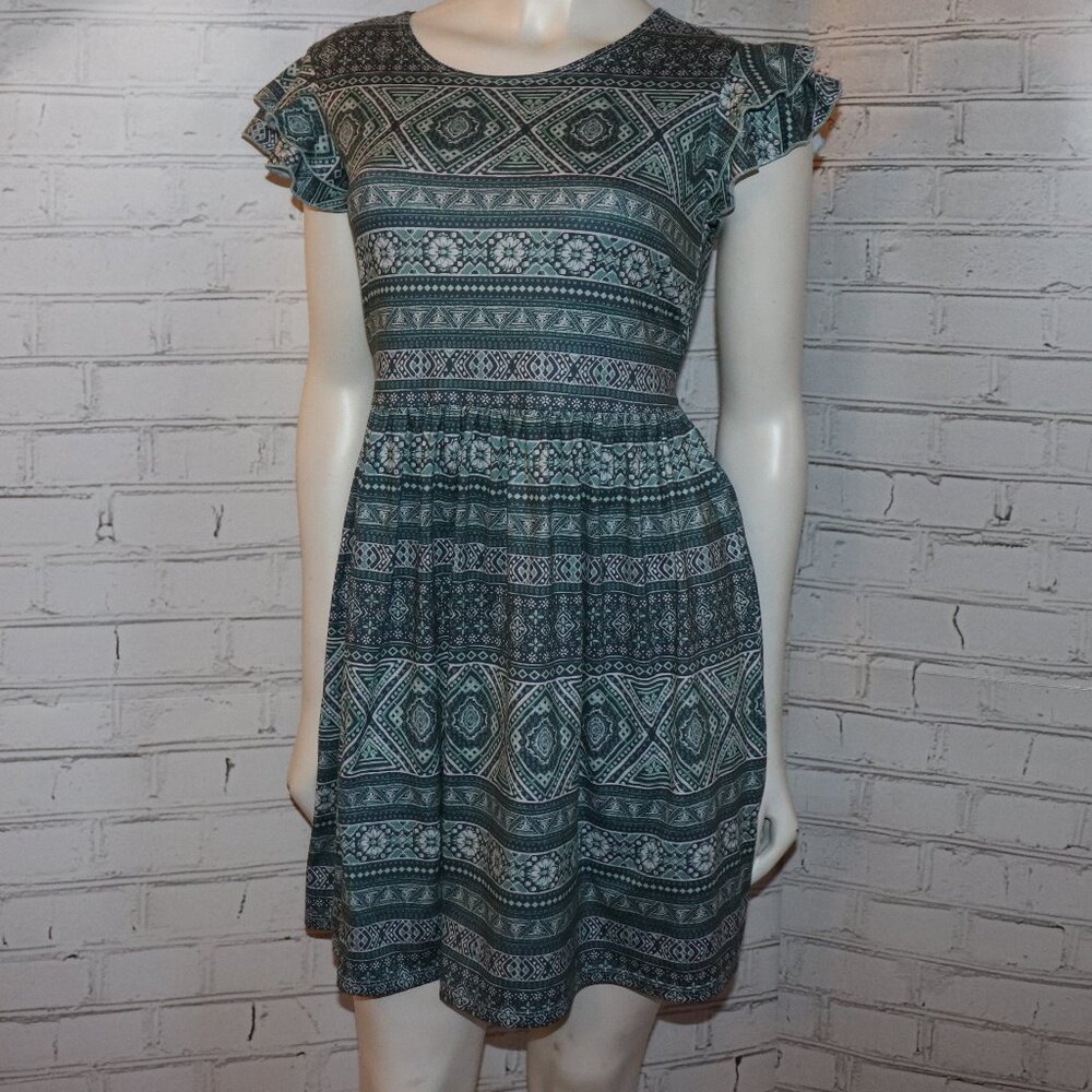 💠 Blue & White Dress – Girls 14/16 Plus